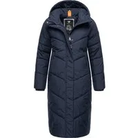 Ragwear Wintermantel Suminka Wasserdichter Damen Winter Steppmantel