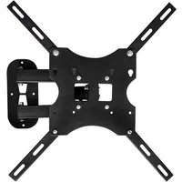 EAXUS TV-Wandhalterung Universal Wandbefestigung aus Stahl, (bis 50 Zoll, Halterung inkl. Montage-Material, -15°/+15° neigbar, 180° drehbar, bis 35kg)