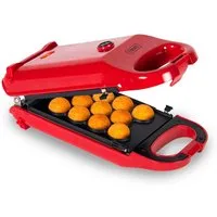 TREBS Waffeleisen 99356, 700 W, Austauschbare Antihaft-Platten, 6 Funktionen, einfaches Backen