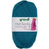 Gründl 50 Gramm Gründl Hot Socks Merino Superwash 4-fach Häkelwolle