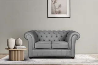 Home affaire 2-Sitzer "CHARENTE, Chesterfield-Sofa, Wellenfederung, Maße: B/T/H: 147/89/74 cm" mit edler Knopfheftung und typischen Armlehnen