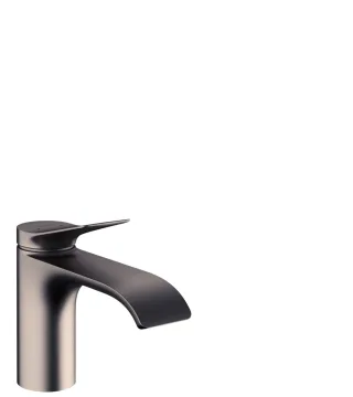 Hansgrohe Waschtischmischer 80 Vivenis ohne Ablaufgarnitur Brushed Black Chrome,75012340 75012340