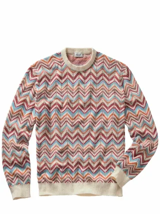 Gallia Herren Pullover Kunz Beige 90 % Baumwolle, 10 % Polyamid