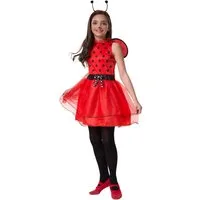 dressforfun Kostüm Kinderkostüm Kleiner Glücksbringer Mariella, In Rot und Schwarz gehaltenes Marienkäferkostüm