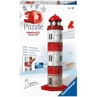 Ravensburger Puzzle Ravensburger 3D Puzzle 11273 - Mini Leuchtturm - 54 Teile - ab 8..., 54 Puzzleteile