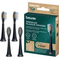 SC Premium Plaque Eraser Green Planet, Aufsteckbürste schwarz, 4er Pack