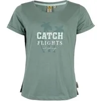ROADSIGN australia T-Shirt Catch Flights (1, 1-tlg., 1) moderner Print, aus weicher Baumwolle, mit femininem Schnitt