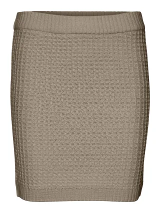 VERO MODA - VMOMEGA NW SHORT SKIRT BOO Braun - Gr. - XS