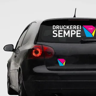 Autoaufkleber für Heckscheiben