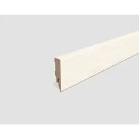 EGGER Sockelleiste Marmor weiss L674, L: 240 cm, H: 5.8 cm, 1-St., 2,40m, neues kubisches Profil, passend zu Fußboden Cremona Marmor