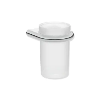 Hewi Serie 480 Glasbecher 480.04.00040 mit Halter, chrom