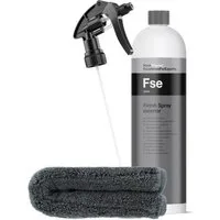 detailmate Koch Chemie FSE Finish Spray Exterior mit Zubehör Auto-Reinigungsmittel (3-St. 40x40cm Mikrofasertuch - Canyon Sprühkopf)