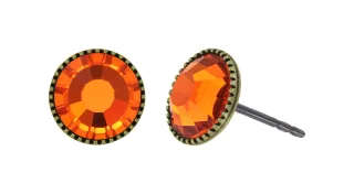 konplott - Ohrstecker - Black Jack orange