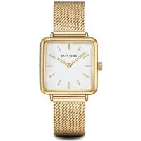 Eastside Quarzuhr Grand gelbgold, mit Milanaise-Armband