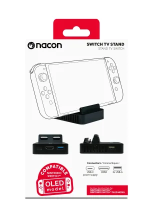 Nacon TV-Standschalter [für Nintendo Switch & OLED-Version] schwarz
