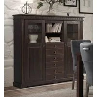Empinio24 Highboard Cordoba, Breite 144 cm, Kiefer massiv