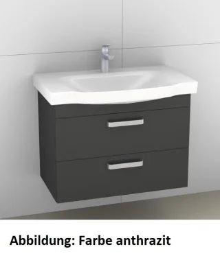 Artiqua 414 Waschtischunterschrank für Sentique 514280 Eiche Weiß quer NB, 414-WU2L-V02-7185-440 414-WU2L-V02-7185-440