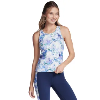 Skechers Performance GoWalk Seascape Floral Tank Nylon Damen Lila Tanktops