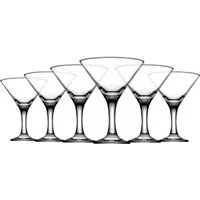 Pasabahce Cocktailglas Pasabahce Bistro Martiniglas 6er Set, Glas