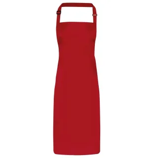 Premier - Herren/Damen Unisex Schürze, mit Latz (Rot)
