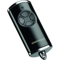 Hörmann Garagentor-Funkempfänger Hörmann Handsender HSE4 868-BS Hochglanz Chrom schwarz Fernbedienung
