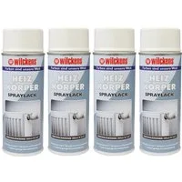 ARLI Heizungskellerfarbe ARLI Set: Heizkörper Lackspray weiß hochglänzend Spraylack 400ml, Set weiss glänzend