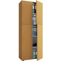 VCM Aktenschrank Büroschrank Bücher Ordner Aktenschrank Lona 5fach (1-St) 70x184x40cm Aktenschrank, Bücher