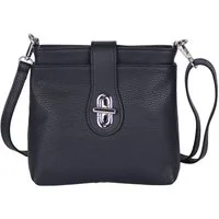 MIRROSI Umhängetasche Damen Crossbody Bag, Echtleder Made In Italy, (22x22x8cm) aus Wildleder