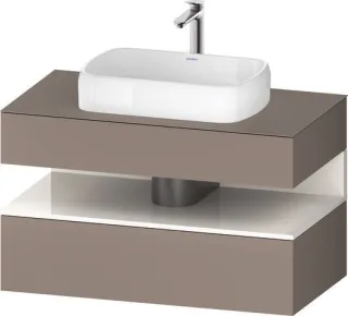 Duravit Qatego Konsolenwaschtischunterbau wandhängend Basalt Matt 1000x550x600 mm - QA4731022430000 QA4731022430000