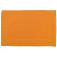 Julie Julsen Badematte 1-Badematte-Orange-50 x 40 cm, Baumwolle, Doppelrahmen