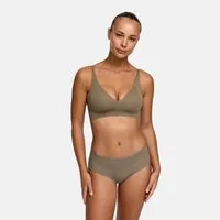 cfab (creamy fabrics) Bügelloser BH Comfort Push-Up BH-Taupe-XL (1-tlg)