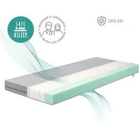 Babymatratze safe asleep® - Air Balance, roba®, 9 cm hoch, Babybettmatratze, für optimales Schlafklima