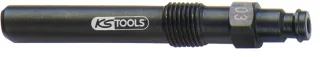 KS Tools Glühkerzen Adapter, M12x1,25 mit Außengewinde, Länge 87 mm - 150.3664