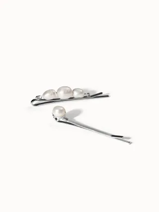 PURELEI Mahina Club Pearls of Nature Haarpin Set