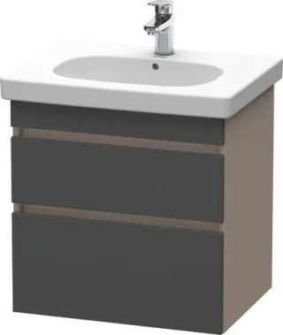 Duravit DuraStyle Waschtischunterbau wandhängend Graphit & Basalt Matt 600x453x610 mm - DS648304943 DS648304943