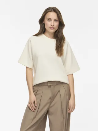 VILA - VIREFLECT CREW NECK 2/4 SWEAT TOP Birch - Gr. - L
