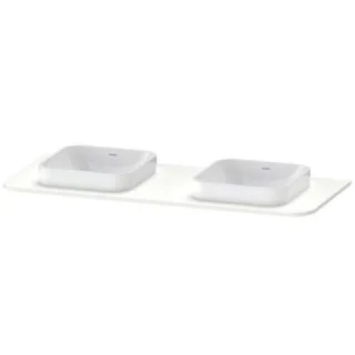 Duravit Happy D.2 Plus Konsole Weiß Supermatt 1300x550x16 mm - HP032KB8484 HP032KB8484