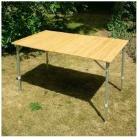 yourGEAR Campingtisch your GEAR Portofino XL - Bambus Campingtisch Bambustisch 6 Personen
