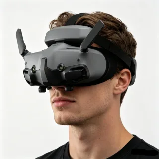 DJI GOGGLES 3 FPV Goggles 5.8GHz MicroOLED 1920*1080 Real View PiP 4K/60fps 44° FOV 512GB SD Digital Compatible with DJI