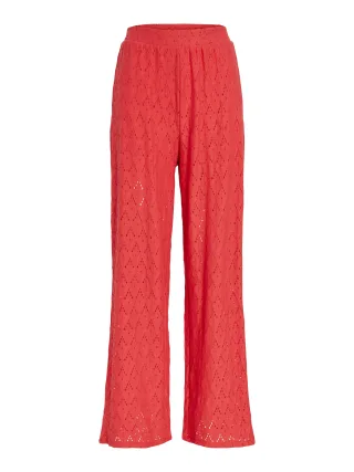 VILA - VIAMALINA HW WIDE PANTS/VOL/PB - Gr. - L