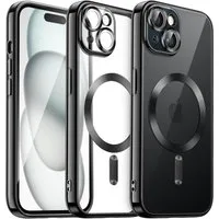 MSM Handyhülle Hülle für iPhone 15 Schutz MagSafe Silikon Slim Case Cover