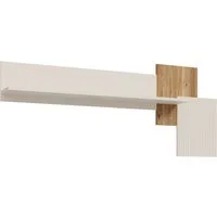 FORTE Wandboard Oak Squere Wandboard, B/H/T 187,4/77,6/21,9 cm Beleuchtung, einfache Montage