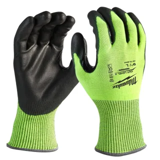 Milwaukee - SCHNITTSCHUTZHANDS. 4/D 9/L HI-VIS - 4932479928  9
