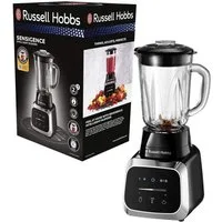 RUSSELL HOBBS Standmixer Sensigence intelligenter Glas-Standmixer, 1000 W, Touchscreen Mixer Timer Smoothie-Maker Milch-Maker Ice Crusher 1.000W