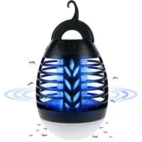 Fofile Insektenvernichter LED Mückenlampe USB Wiederaufladbar 3 Beleuchtungsmodi Wasserdicht, Tragbarer Insektenvernichter, für Indoor und Outdoor