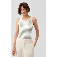 s.Oliver Muscleshirt T-Shirt Geripptes Tanktop im Slim Fit