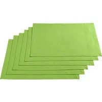 REDBEST Platzset Tischset "Seattle" 6er-Pack, Baumwolle Uni