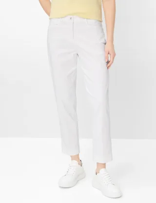 Brax Damen Chino Style MARA S WHITE, weiß, Gr. 42K