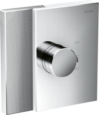 Hansgrohe Thermostat Unterputz Axor Edge High Flow Fertigset Diamantschliff chrom, 46741000 46741000