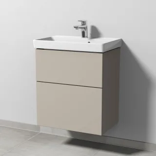 Sanipa 3way Waschtischunterbau zu Villeroy & Boch Avento Waschtisch mit 2 Auszügen, Kaschmir-Matt SP6201U